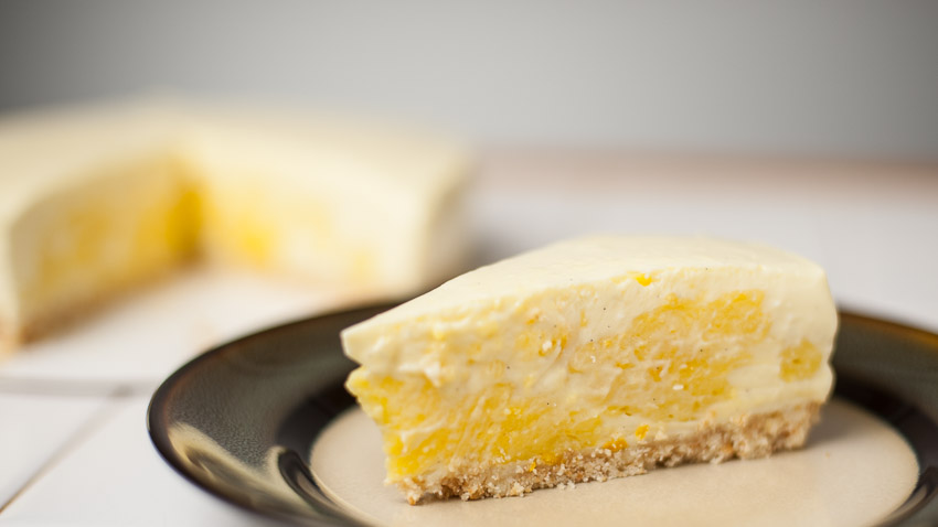 RECIPE CARD:  NO BAKE CREAMSICLE CHEESECAKE